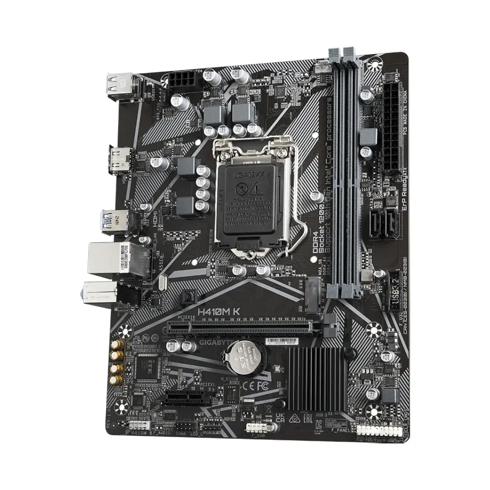 Gigabyte Motherboard H410M K DDR4 For Intel 10th Gen view 3